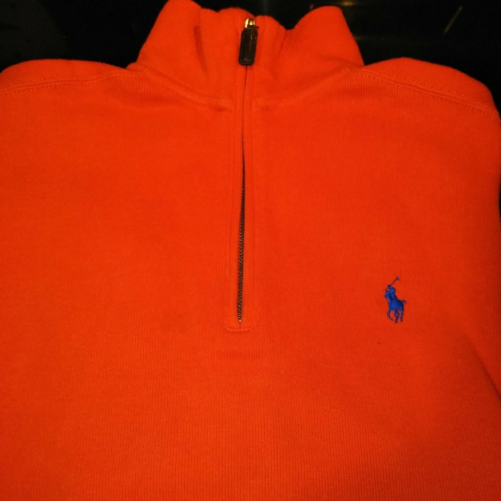 Polo Ralph Lauren Ribbed Quarter Zip Pullover